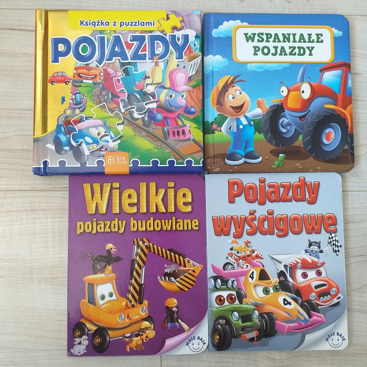 Zestaw książeczek POJAZDY