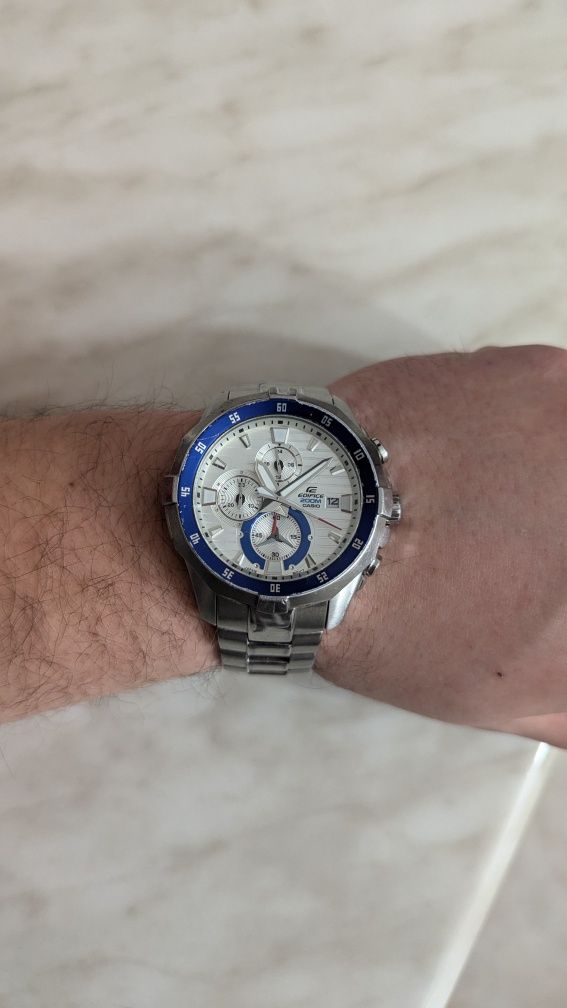 Часы Casio edifice EFM 503 chronograph, годинник касіо хронограф