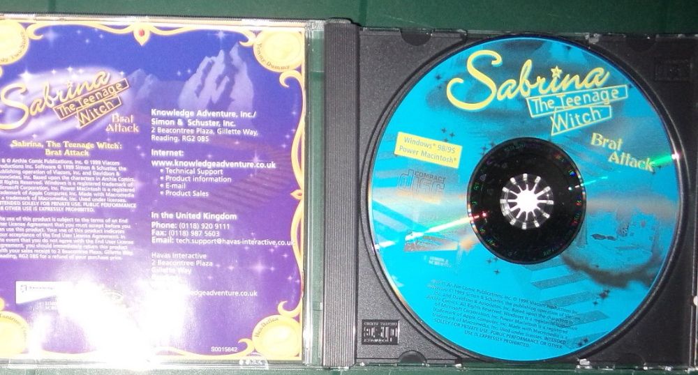 gra Sabrina nastoletnia czarownica the teenage witch PC CD BOX 1999rok