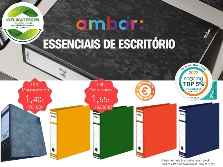Pastas e dossiers com entrega gratuita no dia seguinte