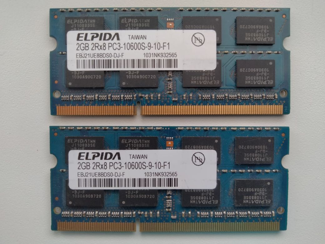 Оперативная память для ноутбука SoDIMM DDR3 (L) 8Gb. 2 Gb. 1 Gb.