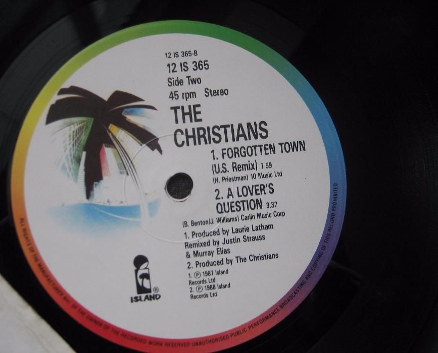 Discos Vinil 12", Maxi: The Christians, Paul Parker