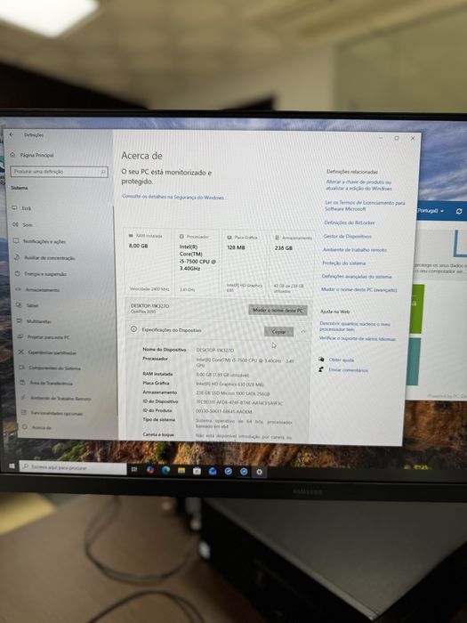 Computador DELL pc de secretaria