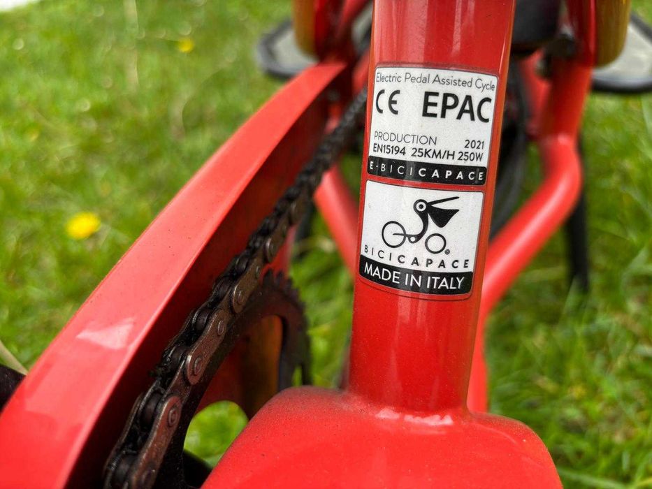 Bicicapace Justlong bicicleta elétrica de carga em muito bom estado