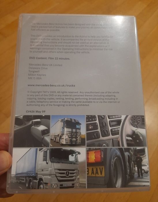 Диск DVD Mercedes Benz Actros ліцензійний