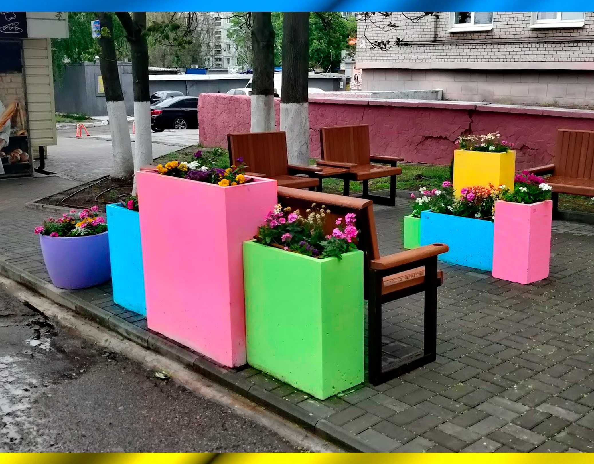 Вазоны бетонные, горшки уличные, цветочницы, кашпо Кашпо LOFT Киев