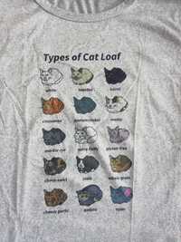 Koszulka bluzka kocia z kotem