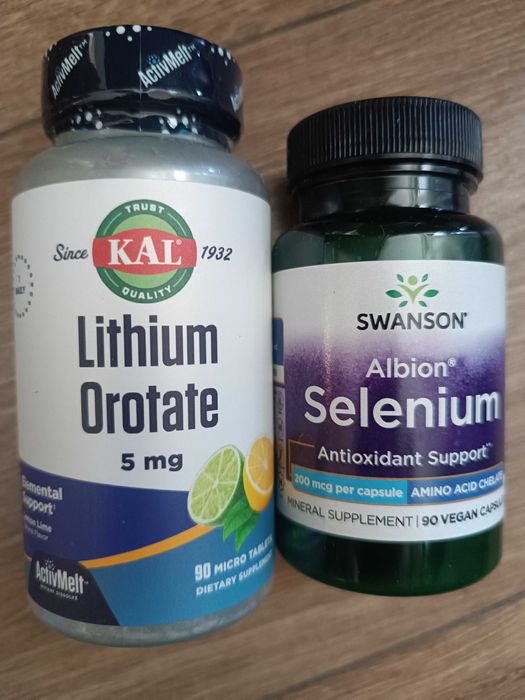 Orotan litu selen suplement lit