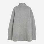 Трендовий подовжений сірий светр H&M