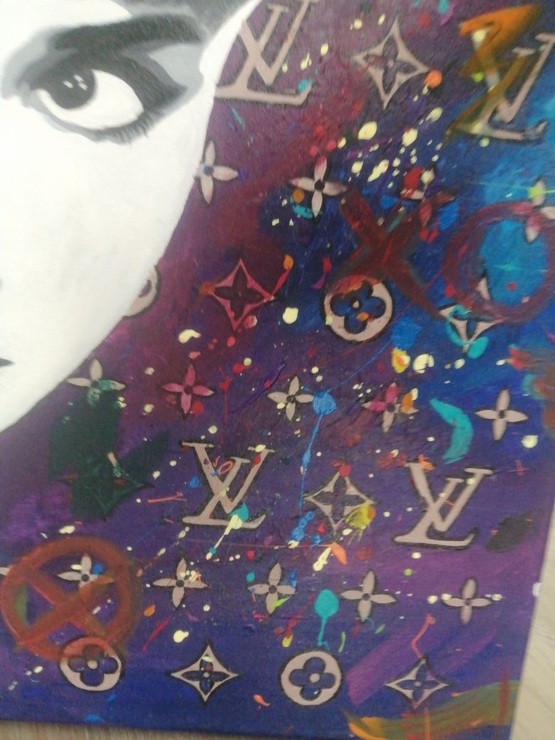 Obraz akrylowy "Audrey in Multicolor"