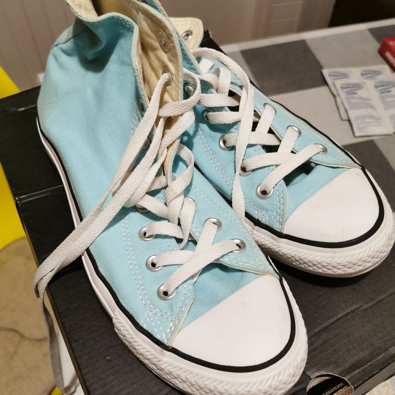 Trampki tenisówki converse 42 aqua turkusowe