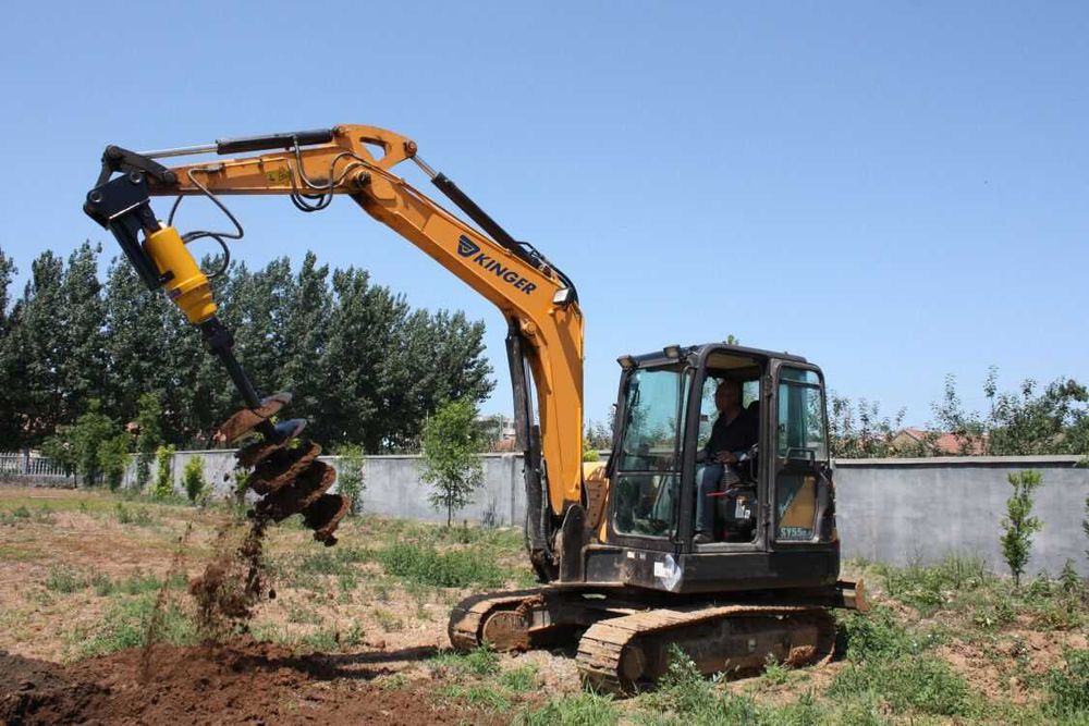 Wiertnica hydrauliczna do minikoparki KINGER DH2000 1,5-3t GW 2 lata