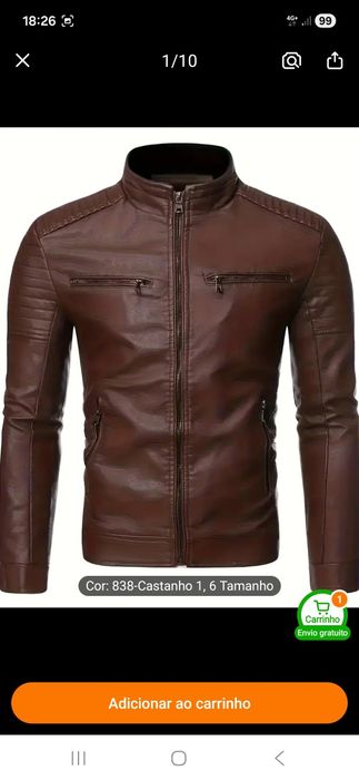 Vendo estas casacas para homem novas