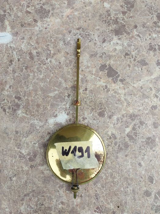 W191 Wahadło starego zegara kominkowego 6cm dł 16cm