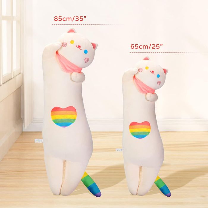 Mewaii długi kot poduszka pluszowa 85cm