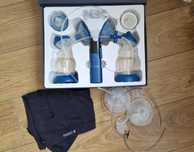 Zestaw Laktator Neno Camino  + muszle hands free hf + gorset Medela