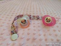 Smoczki z zawieszką - Myszka Minnie 6m+ (Disney)