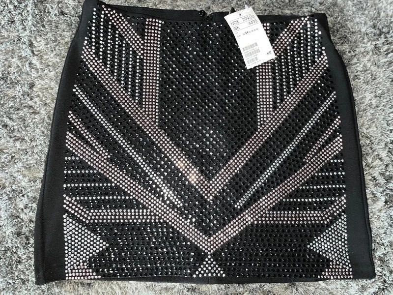 H&M spódniczka z diamencikami błyszcząca