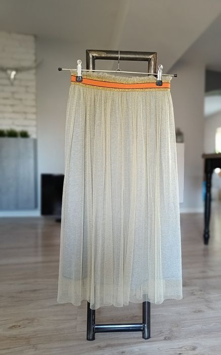 Spódnica złota tiulowa