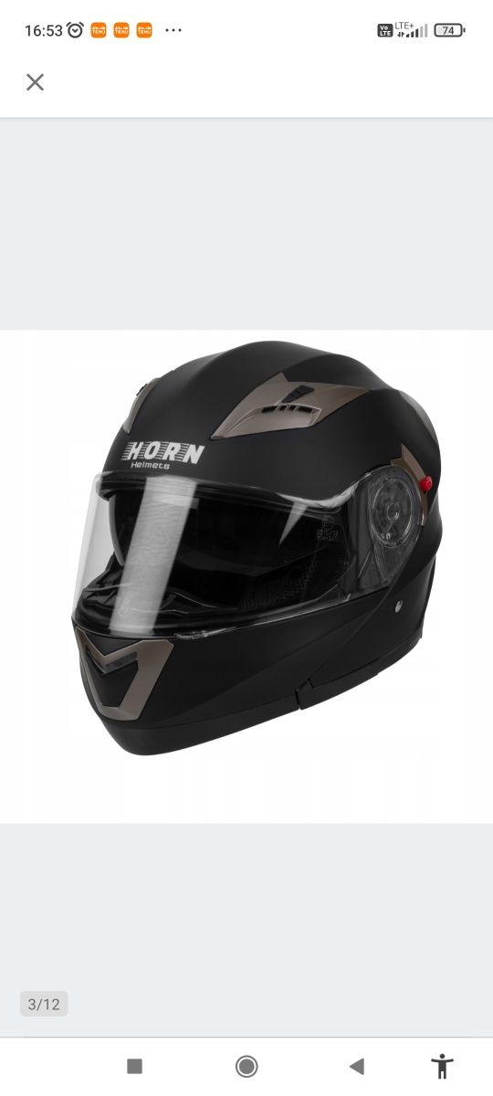 Nowy kask motocyklowy