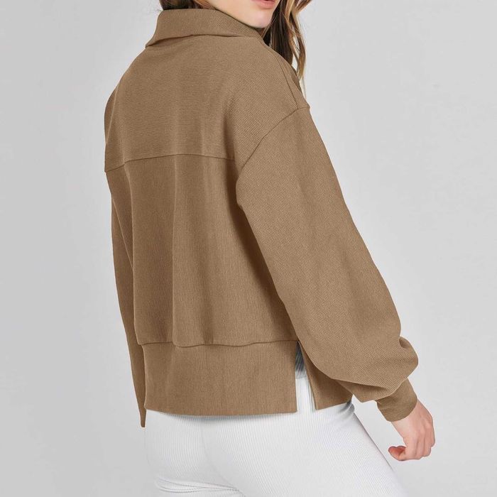 Nowa bluza damska / bluzka / sweter / pulower / brązowa M !2265!