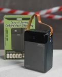 Power Bank Remax 80000mAh з LED, Type-C/Lightning, QC 22.5W
