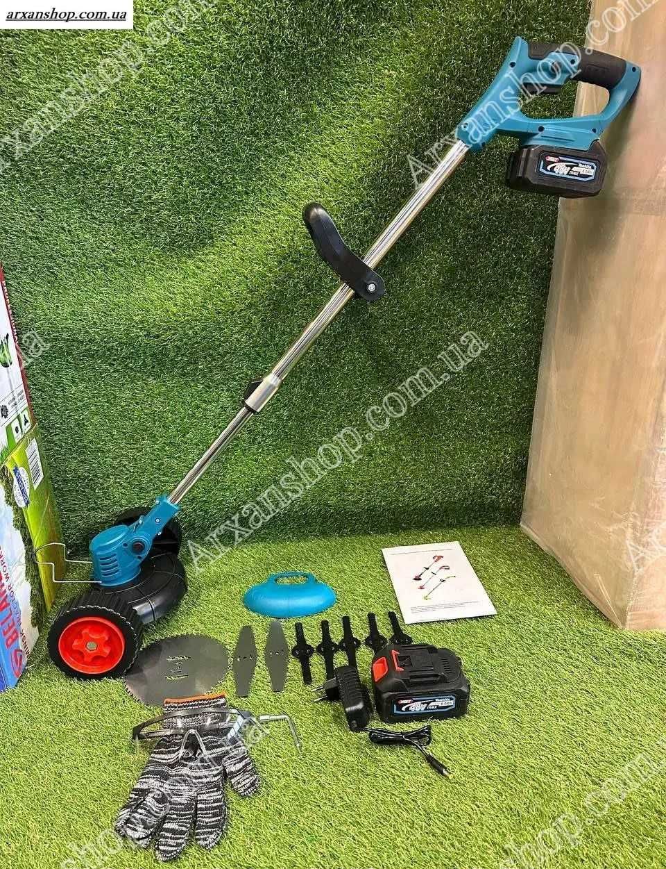 Газонокосарка акумуляторна Makita. Мотокоса. Акумуляторний тример.