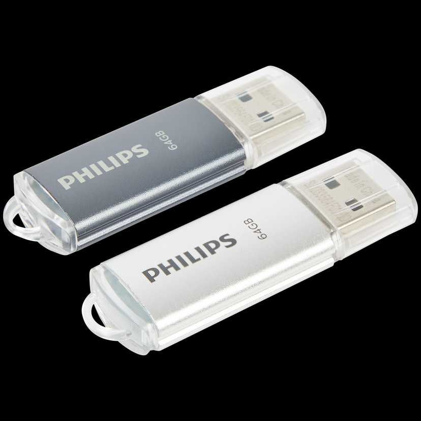 Pendrive 2 sztuki ! Nośniki USB Philips Łącznie 128 GB
2 x 64 GB