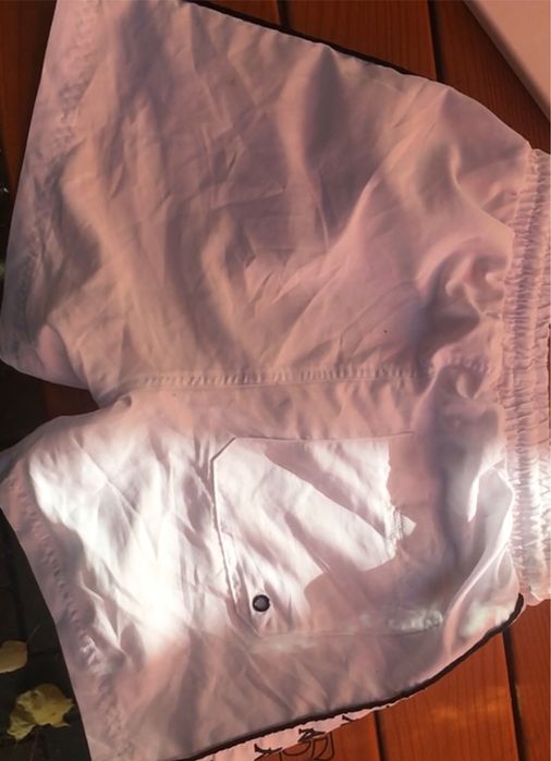 Шорти білі Kappa на лампасах