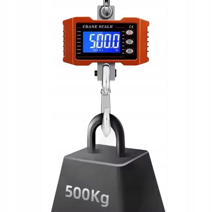 Waga hakowa do ważenia worków BIG BAG solidna magazynowa 1T LCD 1000kg