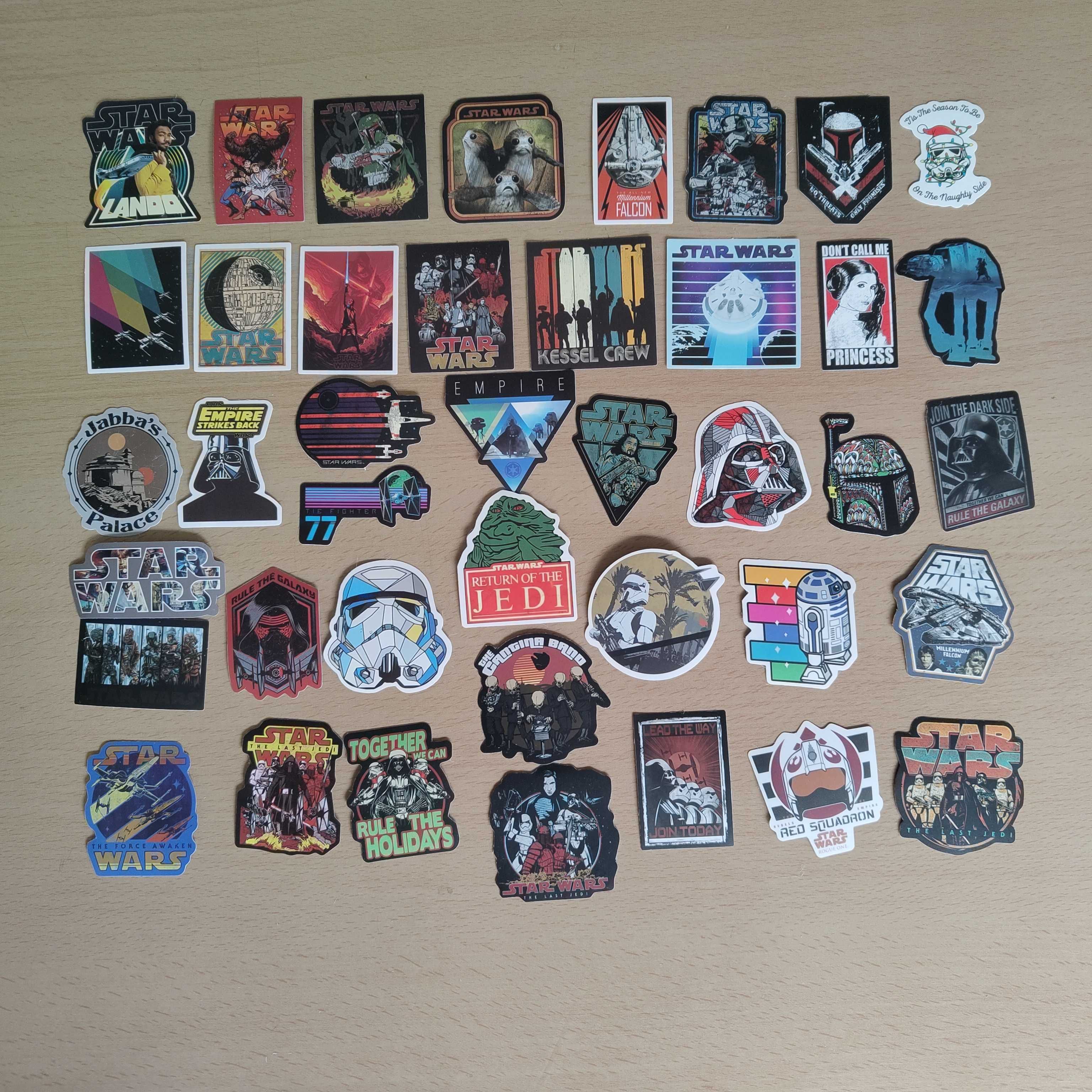 100 Autocolantes Stickers Star Wars