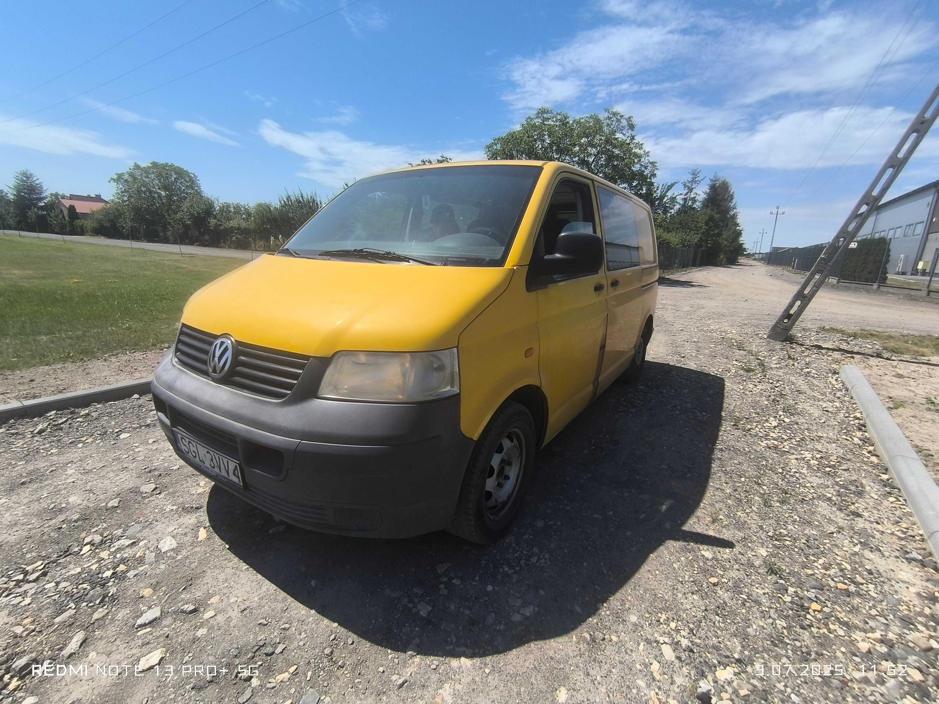 Volkswagen t5 1,tdi brygadówka 9 osób