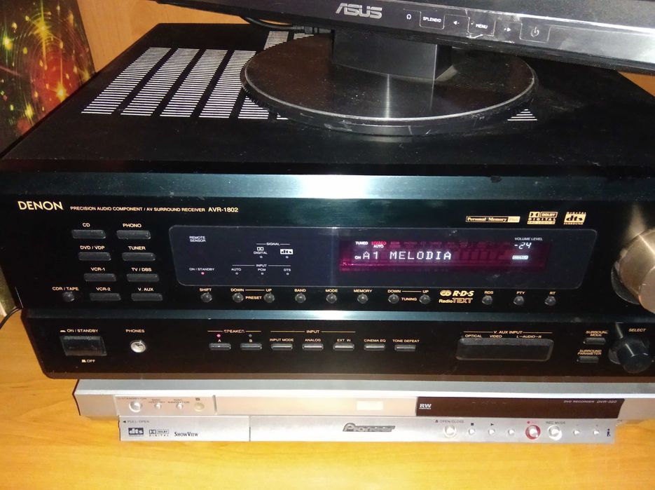 DENON avr-1802 AC3 / DTS / Phono / Нові Конденсатори 12000 mF 2 шт.