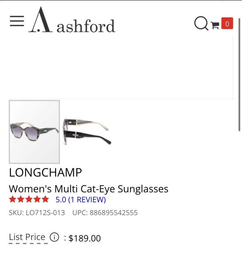 Окуляри Longchamp. Оригінал