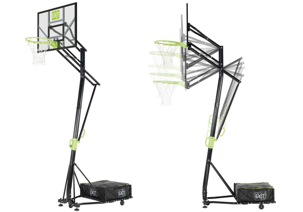Exit Galaxy przenośny zestaw do koszykówki kosz uchylna obręcz