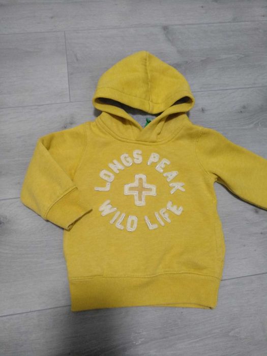 Bluza z kapturem chłopięca niemowlęca rozmiar 74