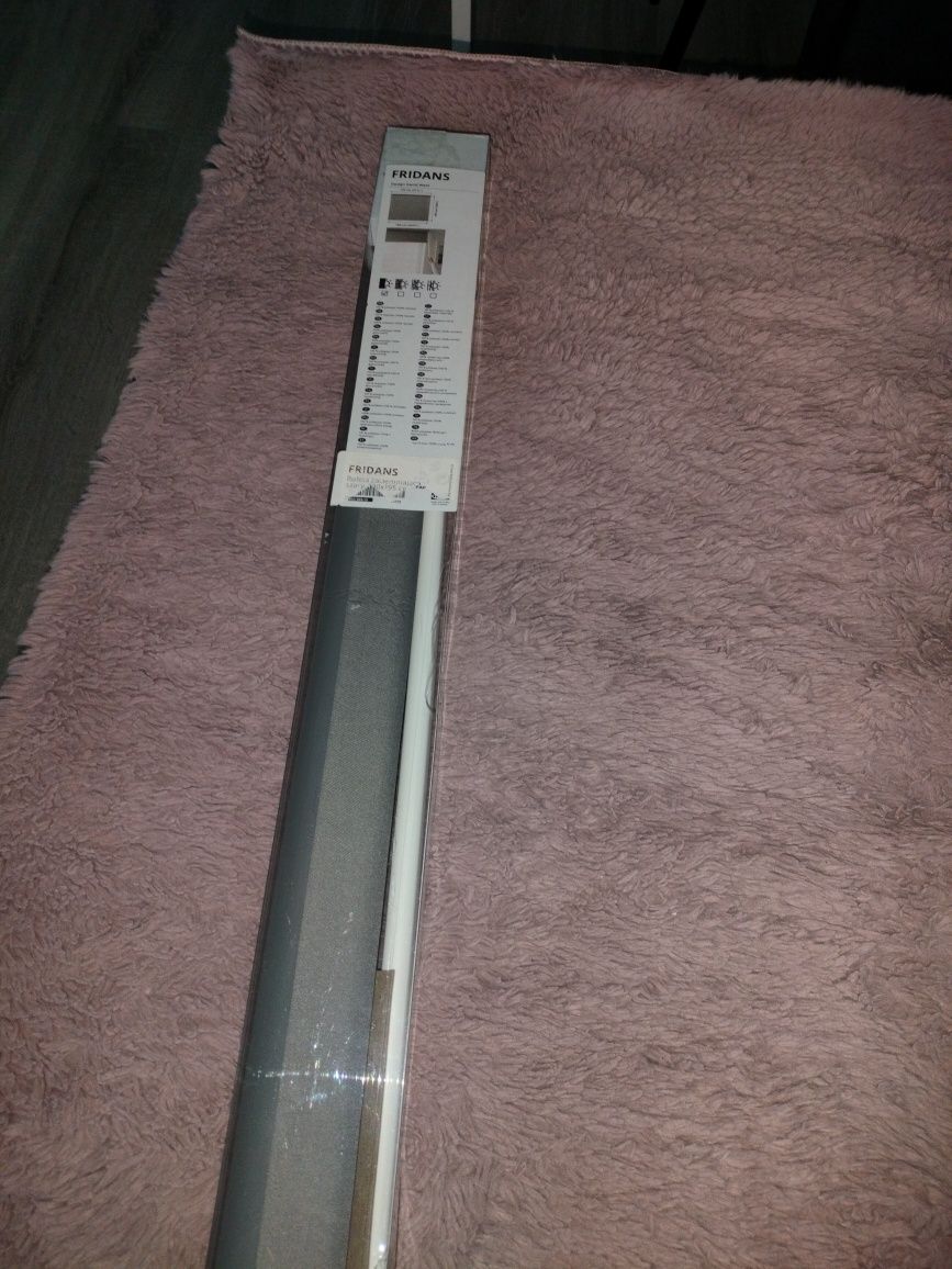 Roleta zaciemniająca IKEA 100X195 SZARA
