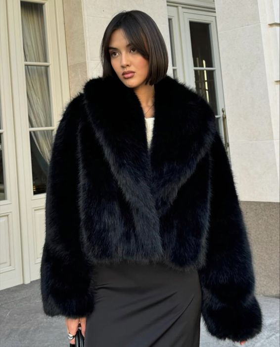 Шуба Шуба женская искусственный мех куртка женская шуба эко мех