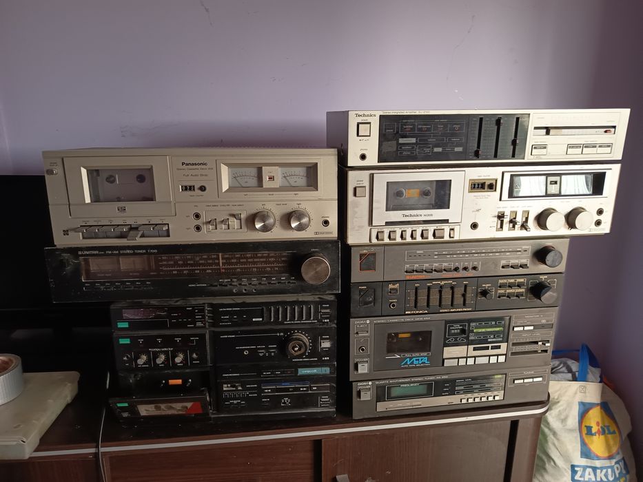 Unitra diora wieża deck wzmacniacz