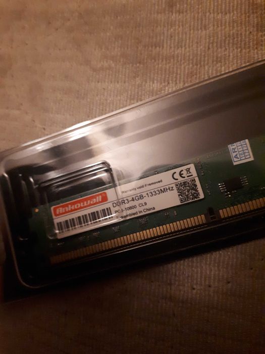 Планки оперативной памяти ANKOWALL DDR3 4 ГБ 13330 МГц