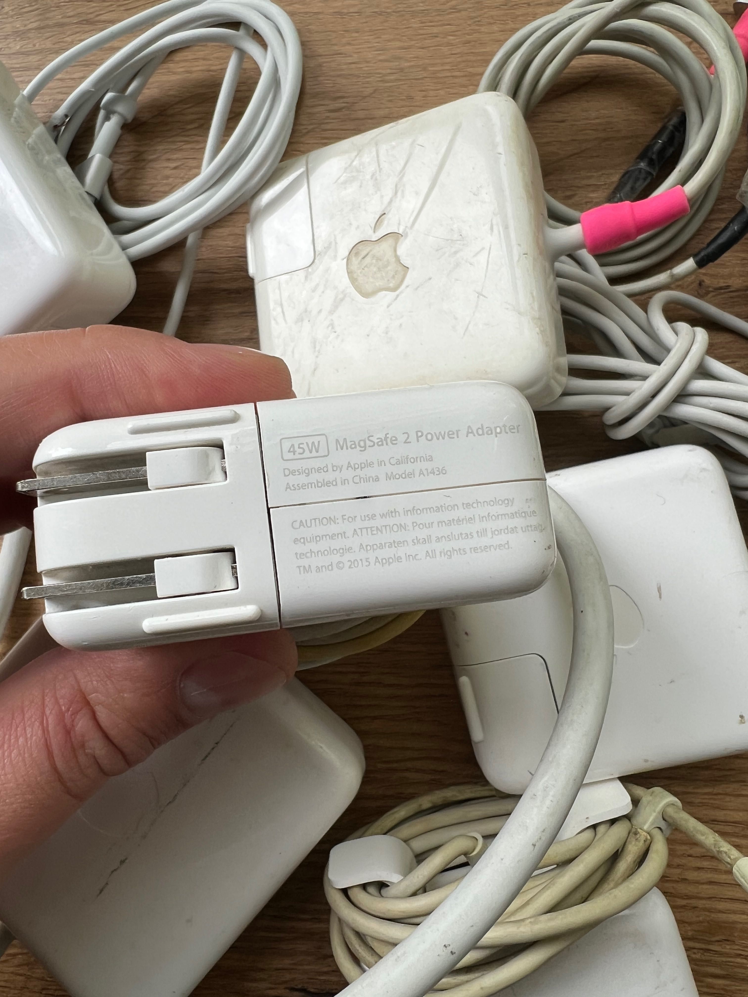 MacBook MagSafe 1 2 45w 85w лот зарядних