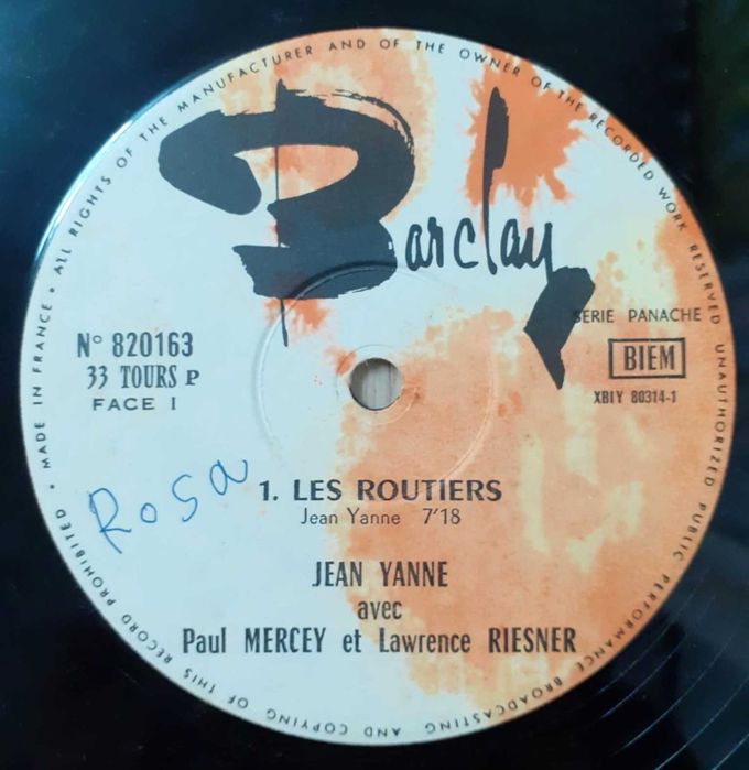 Jean Yanne Avec Paul Mercey Et Lawrence Riesner - Les Routiers