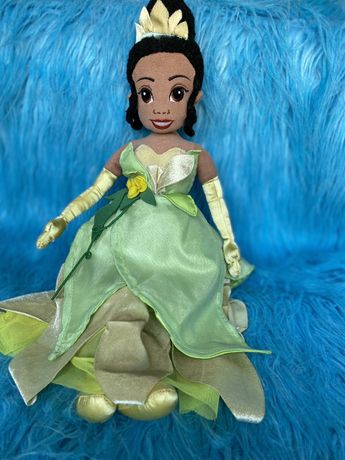 Мягкая кукла Принцесса лягушка Тиана с диснеевским клеймом мультфильм