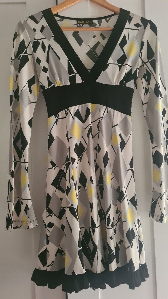 Vestido manga comprida