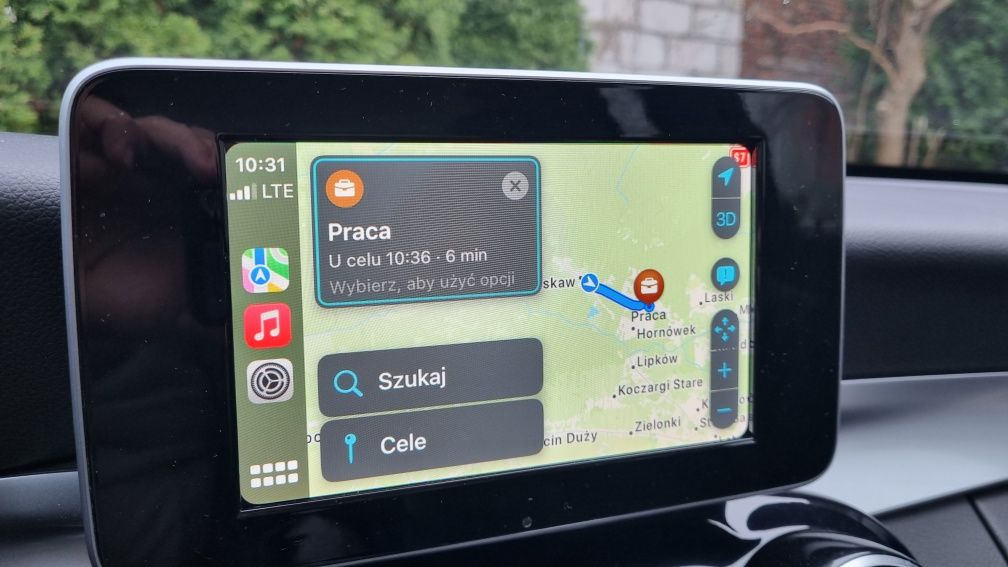 Aktywacja CarPlay Android Auto AMG MENU Mercedes Zdalnie