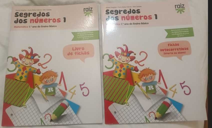 segredo dos números 1-livro de fichas/fichas autocorretivas Matemática