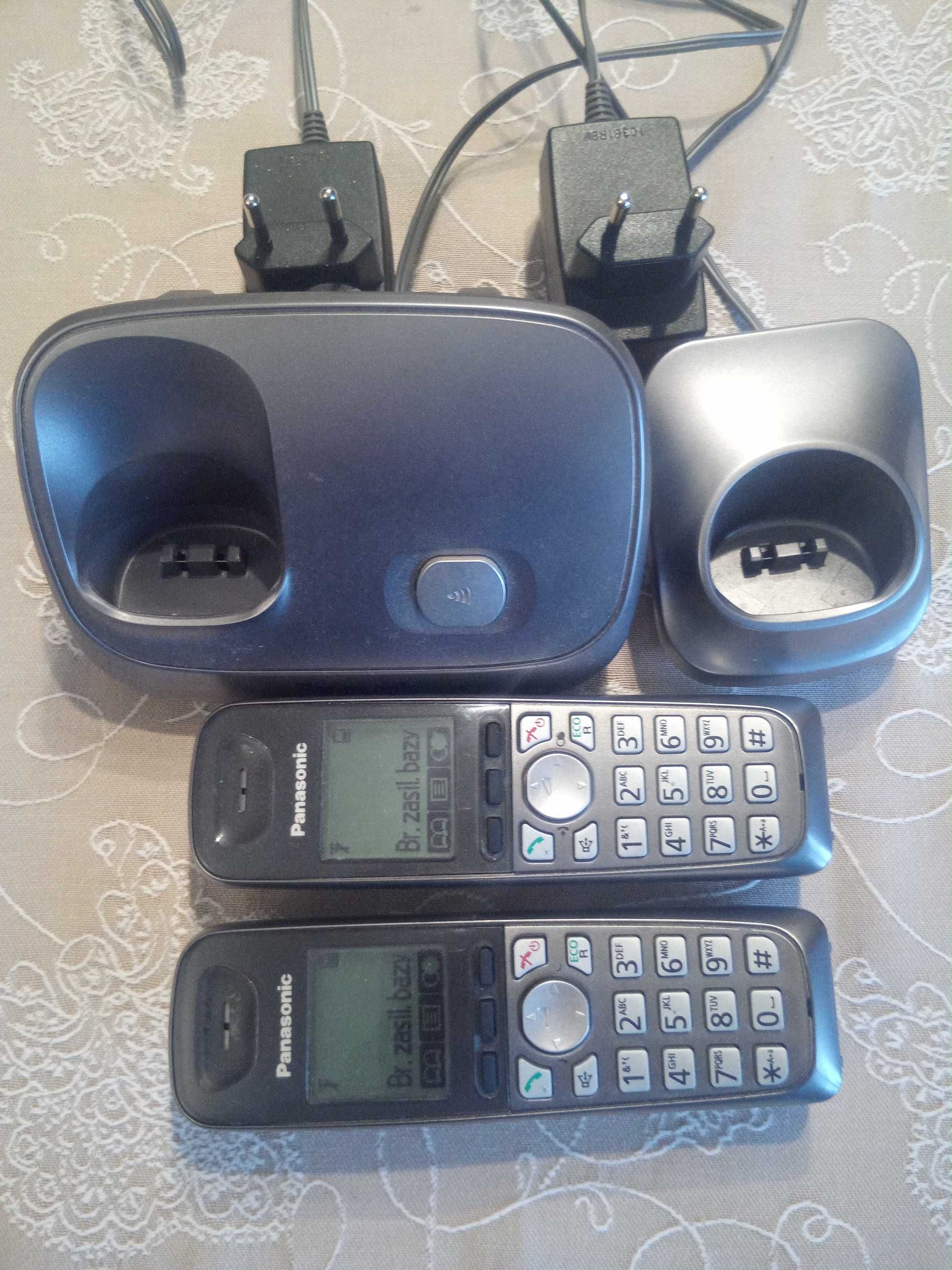 Telefon stacjonarny VoIP Panasonic KX - TG6511PD bezprzewodowy