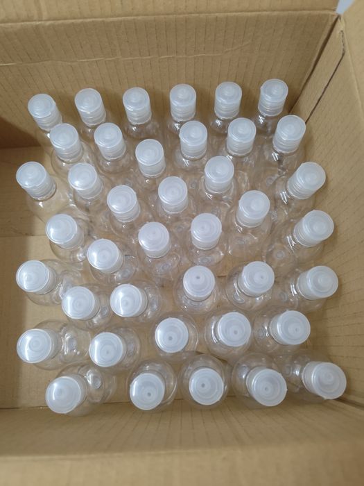 40 frascos PET 50ml – novos, com envio incluído