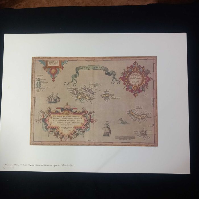 Gravura Ilhas dos Açores