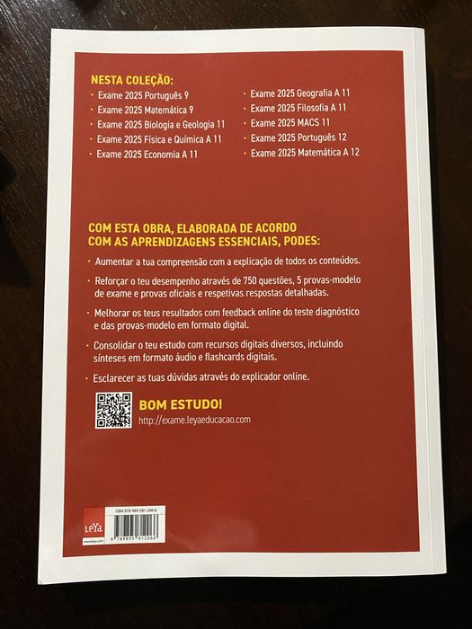 Exame 2025 Português